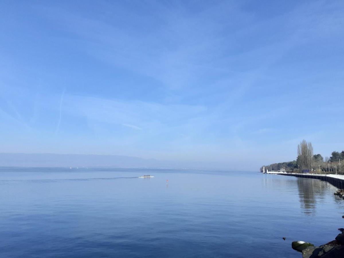 Charmant Appartement A 150 M Des Thermes Et Du Centre Ville Thonon-les-Bains Luaran gambar